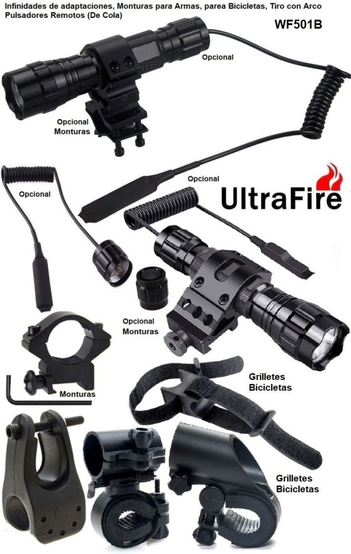 Linterna Ultrafire WF-501B